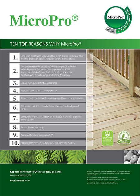 MicroPro® Top Reasons Brochure